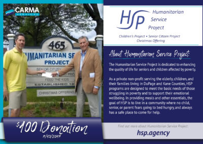 Humanitarian Service Project (9/13/2019)