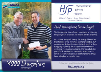 Humanitarian Service Project (12/27/2019)