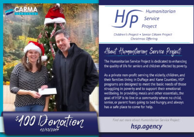 Humanitarian Service Project (12/13/2019)