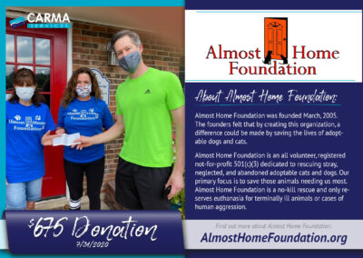 Almost Home Foundation (7/31/2020)
