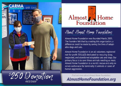 Almost Home Foundation (10/2/2020)