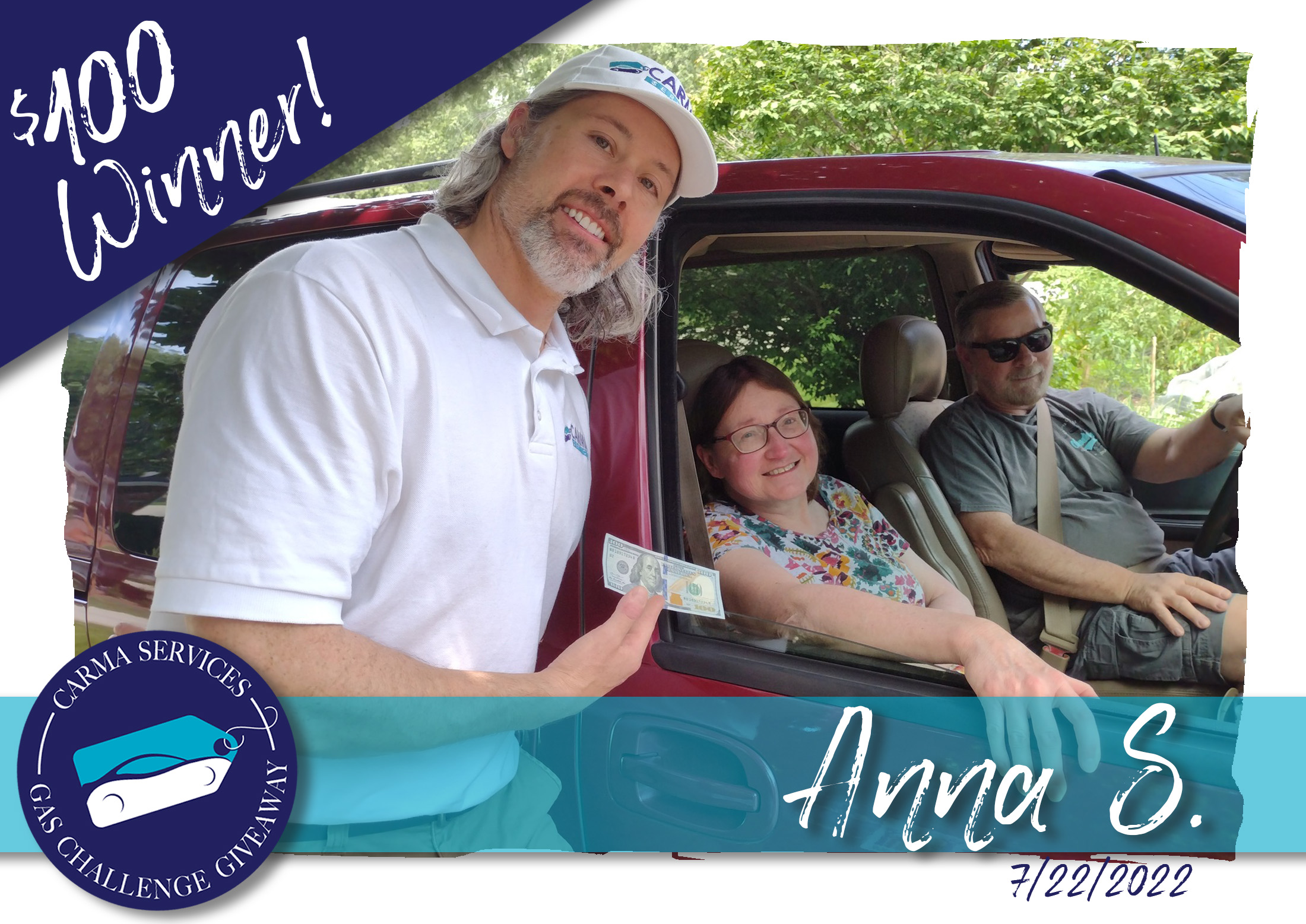 $100 Winner, Anna S.