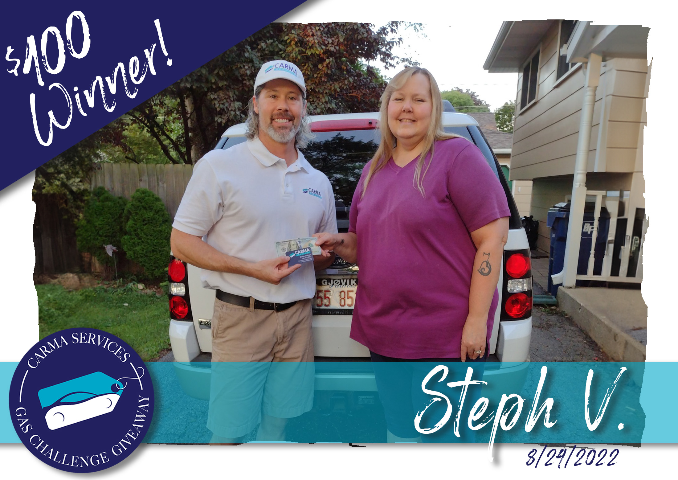 $100 Winner, Steph V.