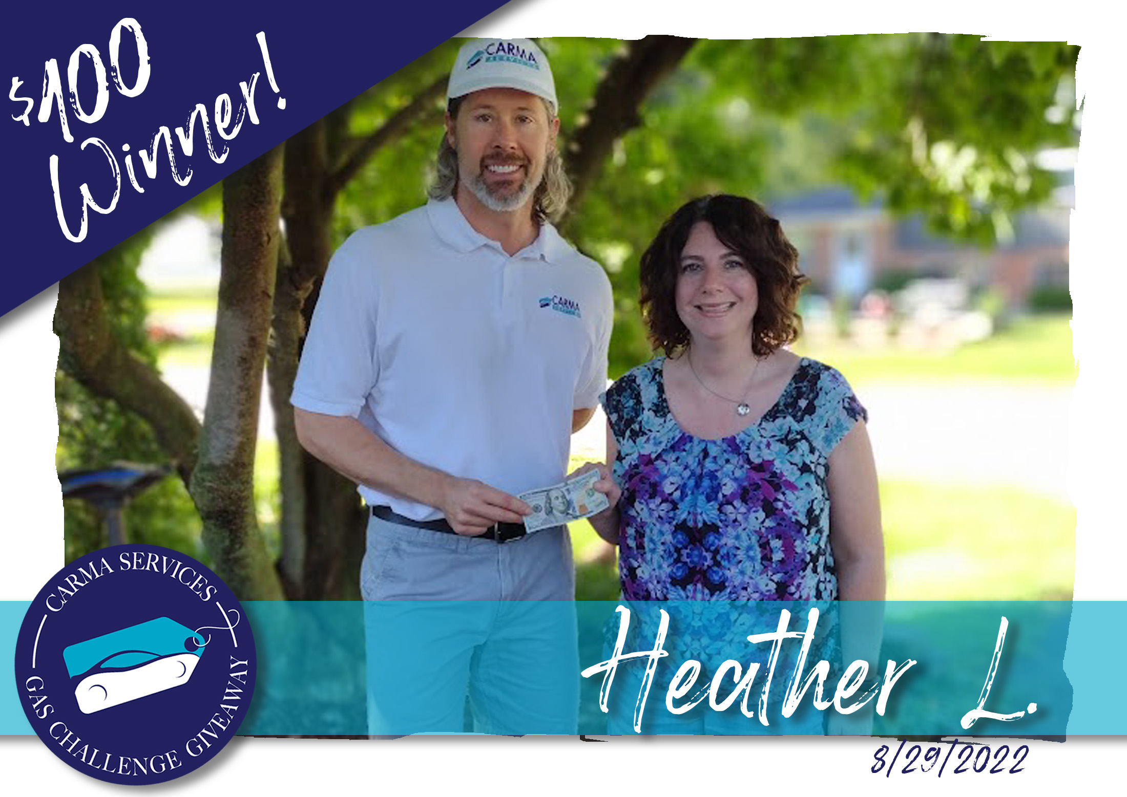 $100 Winner, Heather L.