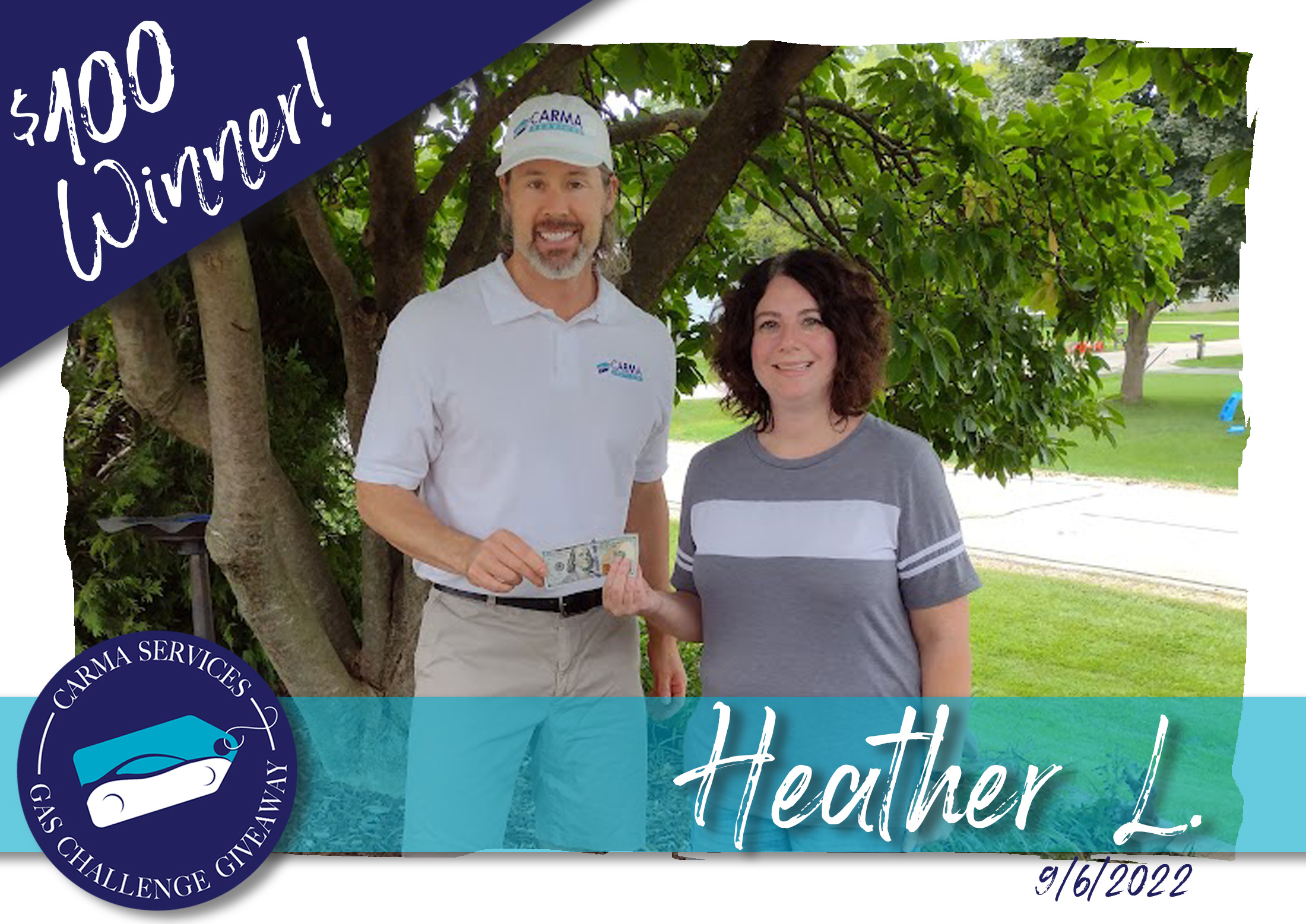$100 Winner, Heather L.
