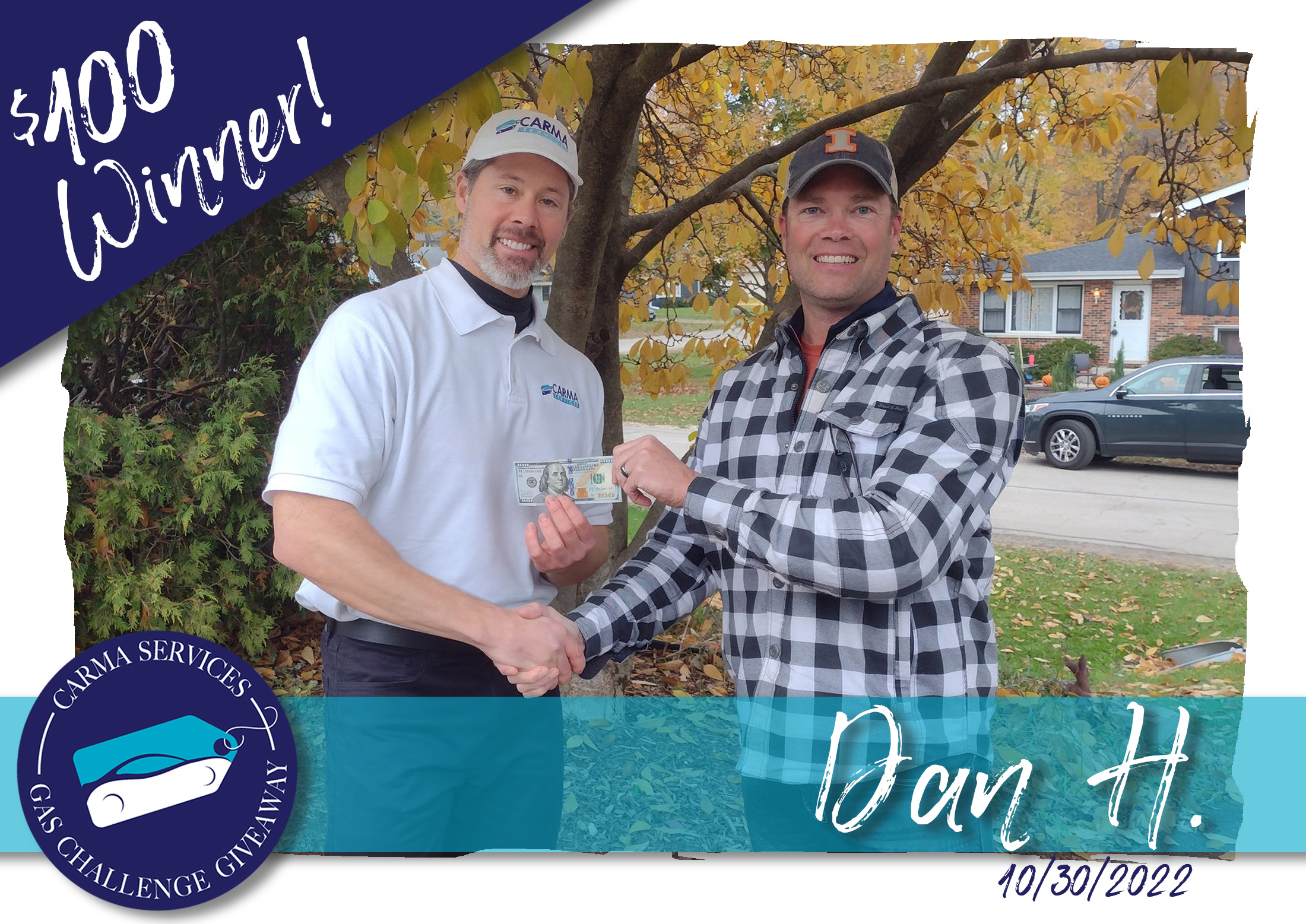 $100 Winner, Dan H.