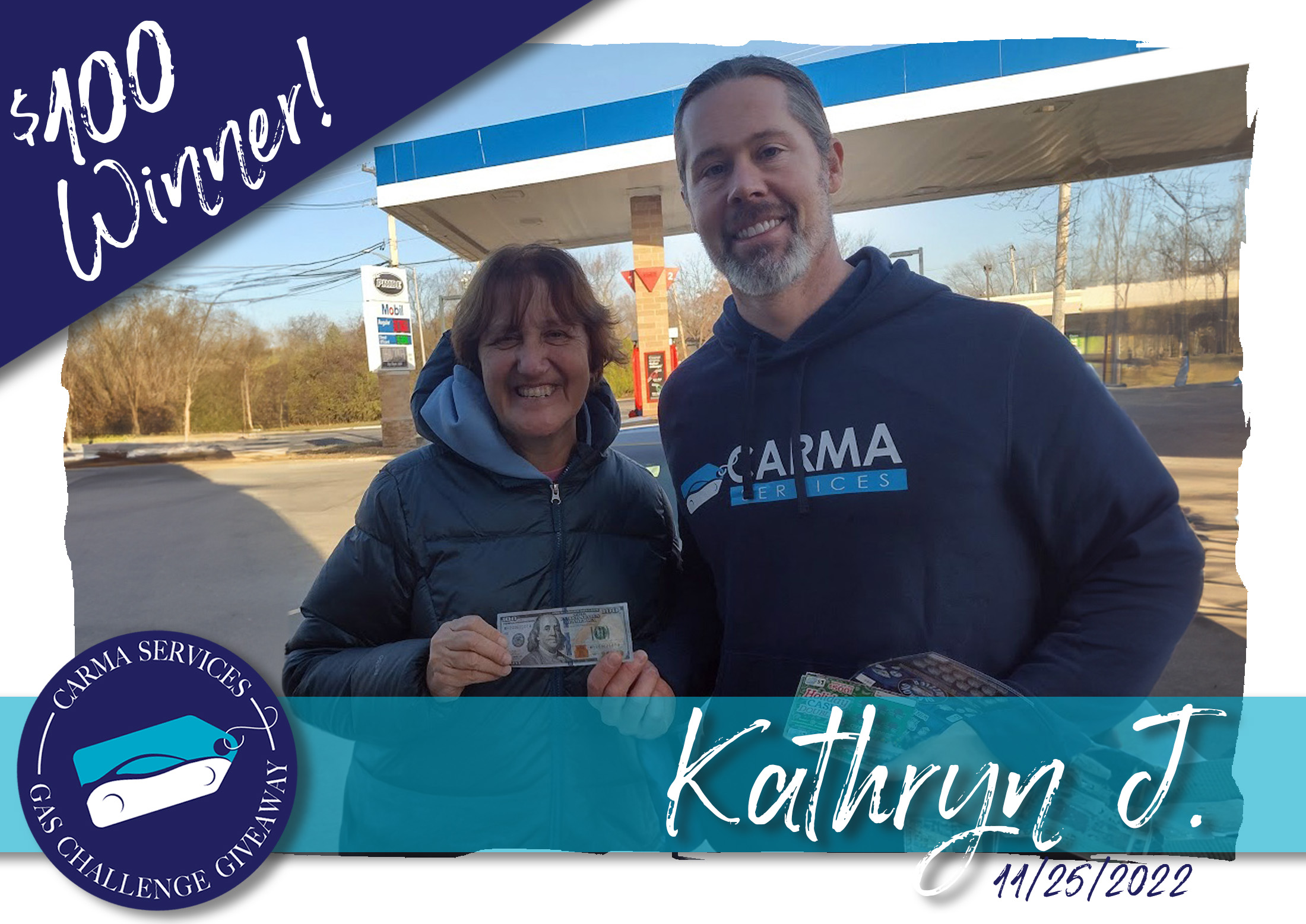 $100 Winner, Kathryn J.