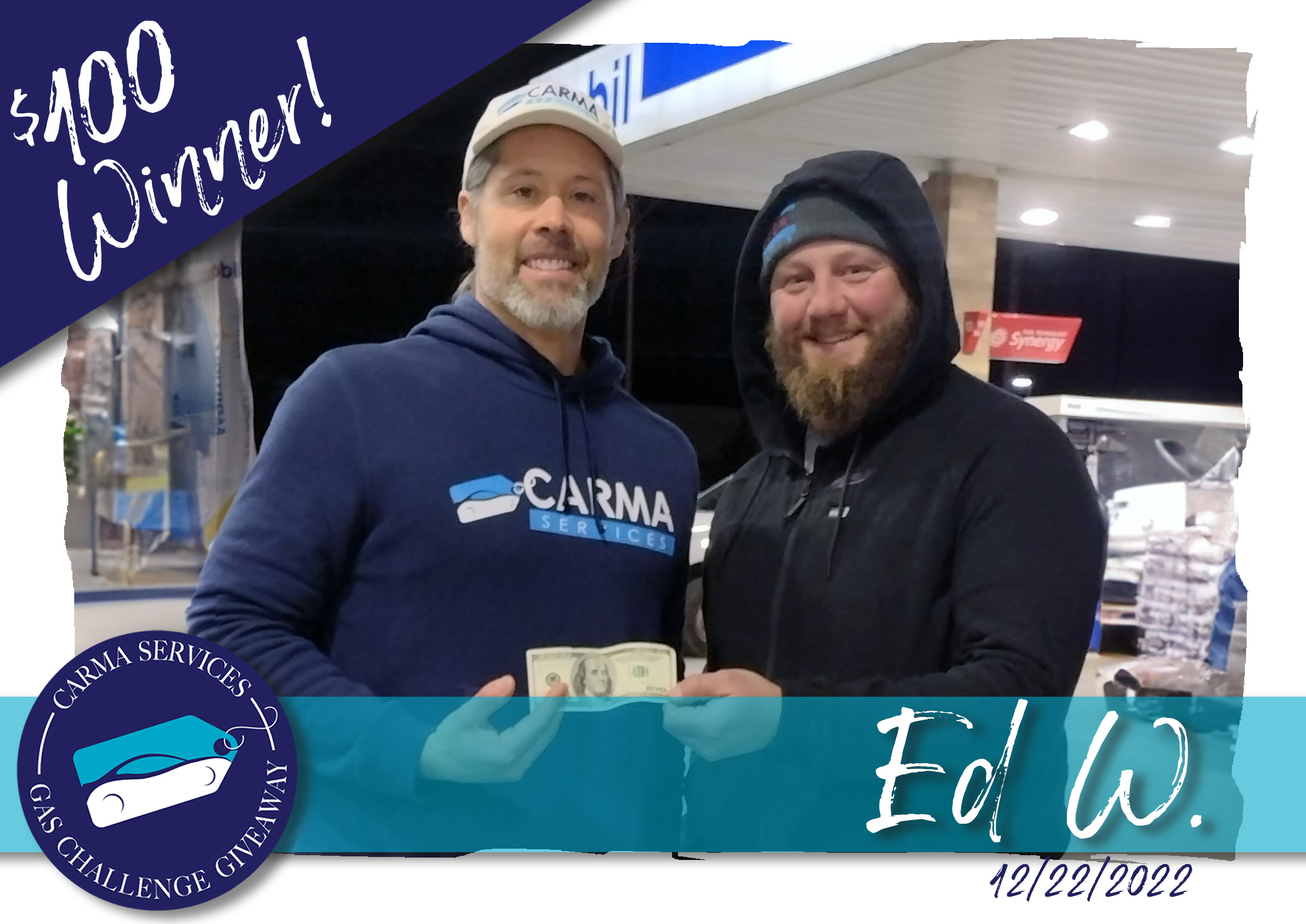 $100 Winner, Ed W.