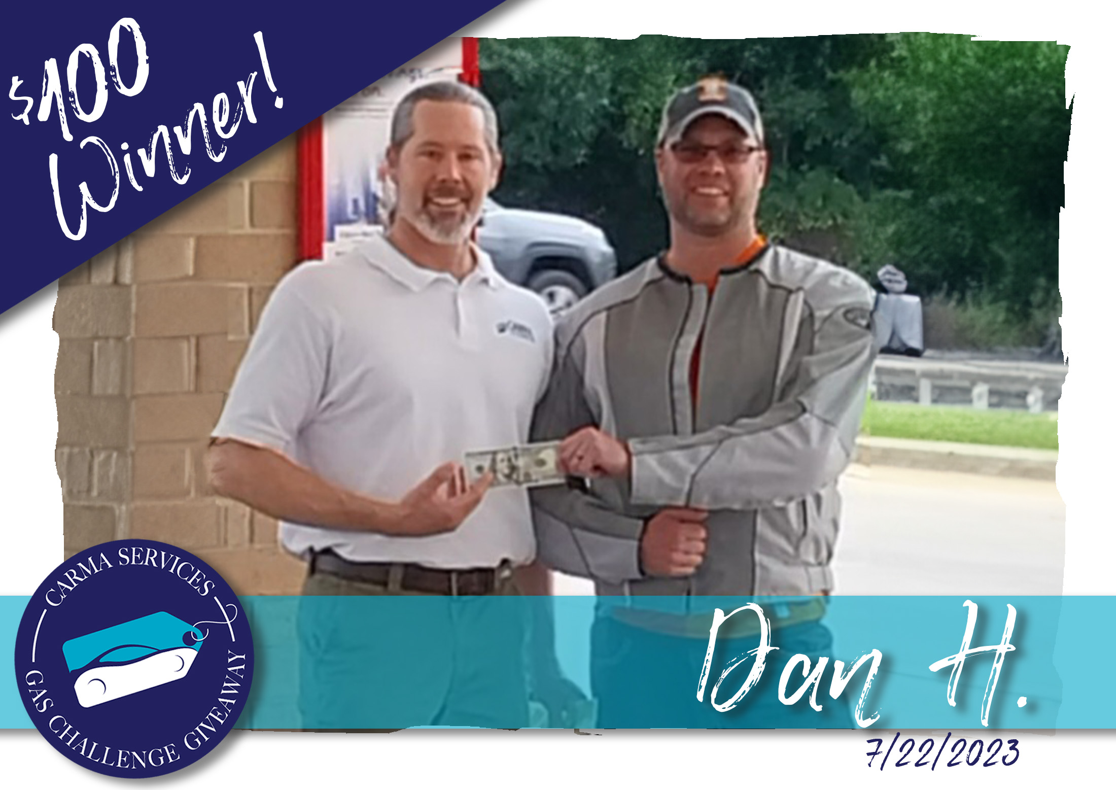 $100 Winner, Dan H.