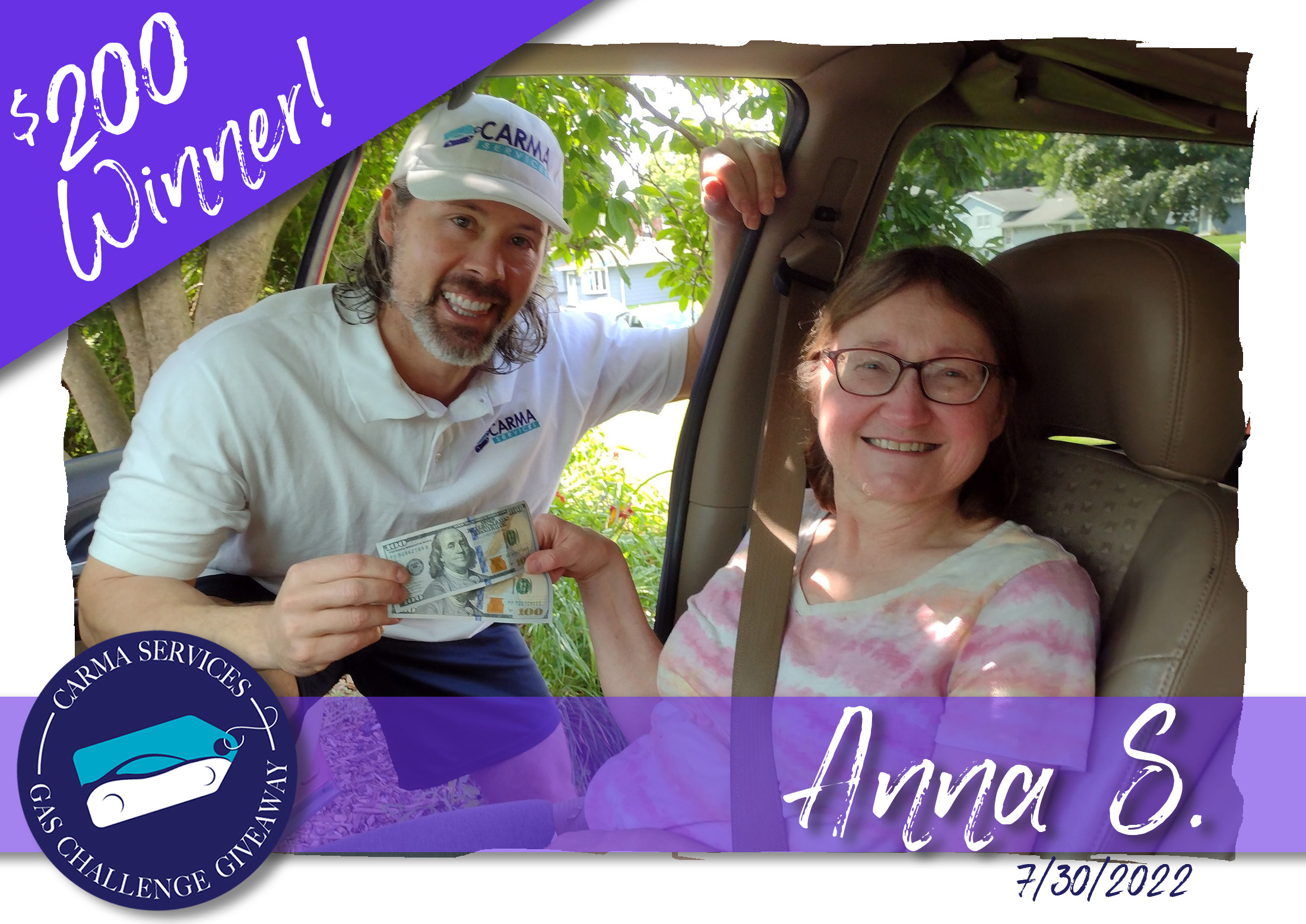 $100 Winner, Anna S.