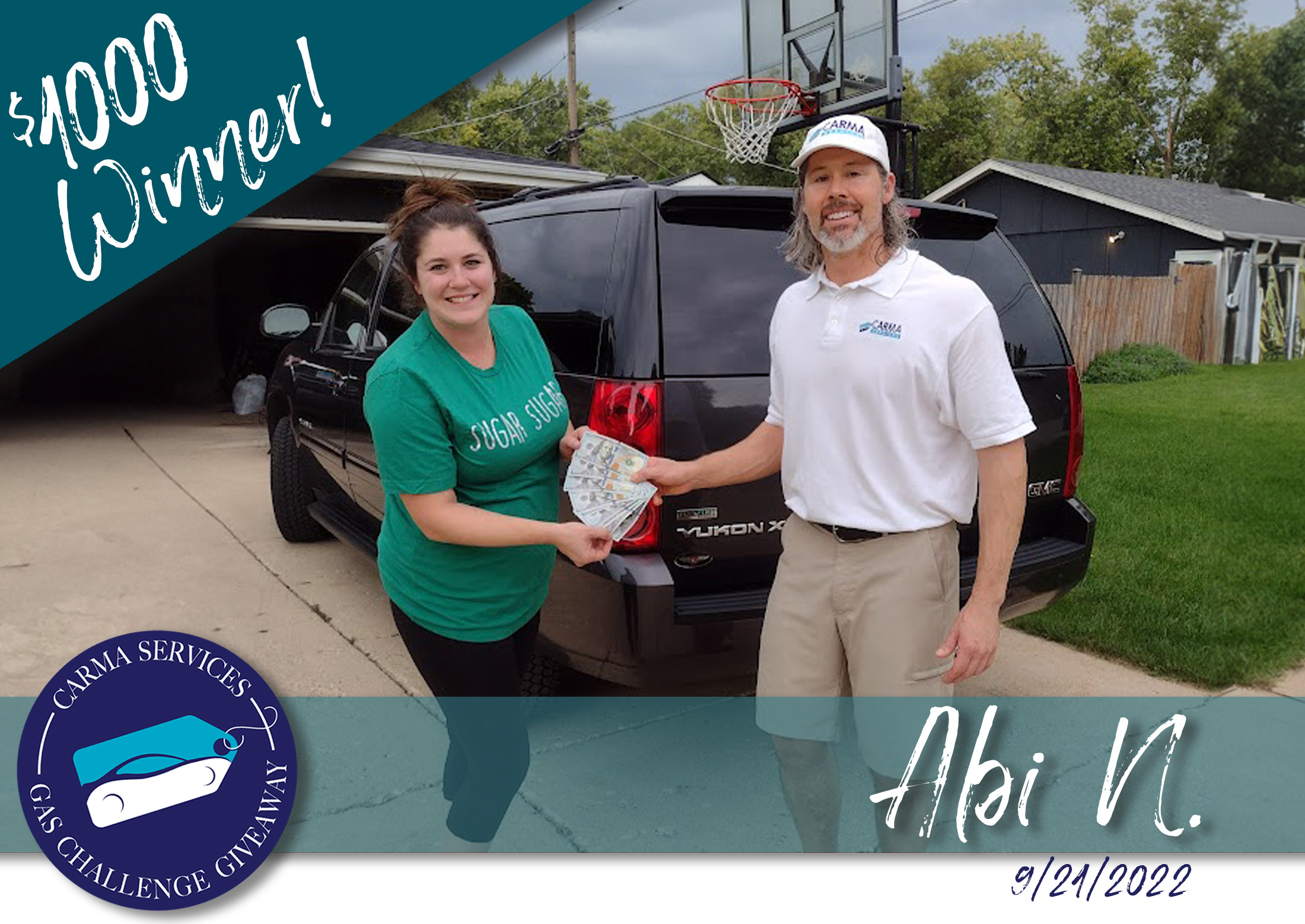 $1000 Winner, Abi N.
