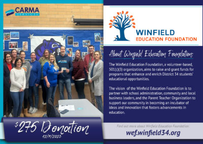 Winfield Education Foundation (12/9/2023)