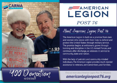 American Legion Post 76 (12/23/2023)