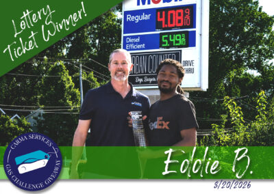 Eddie B. (8/20/2026)